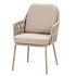 Santino high back dining tuinstoel latte Taste 4SO Santino high back dining tuinstoel latte Taste 4SO