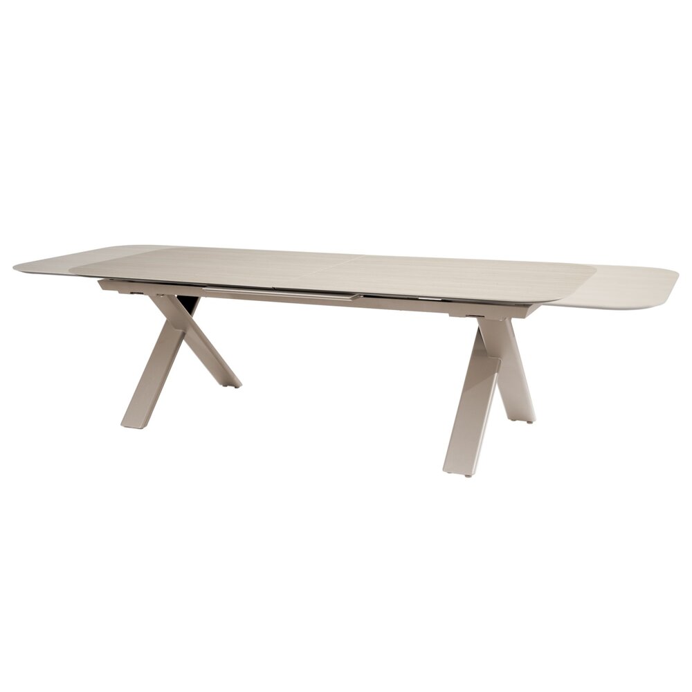 Taste 4SO Ravi uitschuifbare dining tuintafel keramiek 240-310x105xH75 cm latte Taste 4SO Taste 4SO Ravi uitschuifbare dining tuintafel keramiek 240-310x105xH75 cm latte Taste 4SO