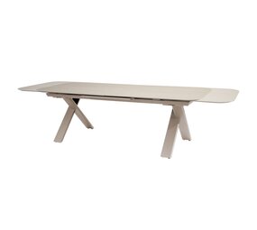 Taste 4SO Ravi uitschuifbare dining tuintafel keramiek 240-310x105xH75 cm latte Taste 4SO Taste 4SO Ravi uitschuifbare dining tuintafel keramiek 240-310x105xH75 cm latte Taste 4SO