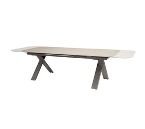 Taste 4SO Ravi uitschuifbare dining tuintafel keramiek 240-310x105xH75 cm terre Taste 4SO Taste 4SO Ravi uitschuifbare dining tuintafel keramiek 240-310x105xH75 cm terre Taste 4SO