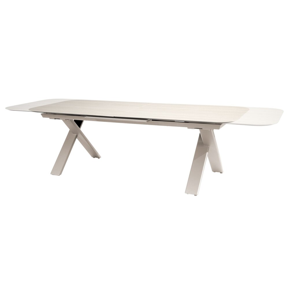 Taste 4SO Ravi uitschuifbare dining tuintafel keramiek 240-310x105xH75 cm linen Taste 4SO Taste 4SO Ravi uitschuifbare dining tuintafel keramiek 240-310x105xH75 cm linen Taste 4SO