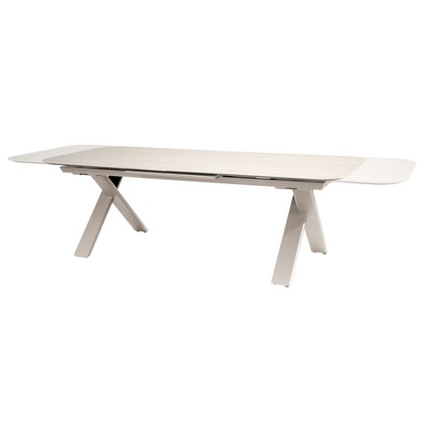 Taste 4SO Ravi uitschuifbare dining tuintafel keramiek 240-310x105xH75 cm linen Taste 4SO Taste 4SO Ravi uitschuifbare dining tuintafel keramiek 240-310x105xH75 cm linen Taste 4SO