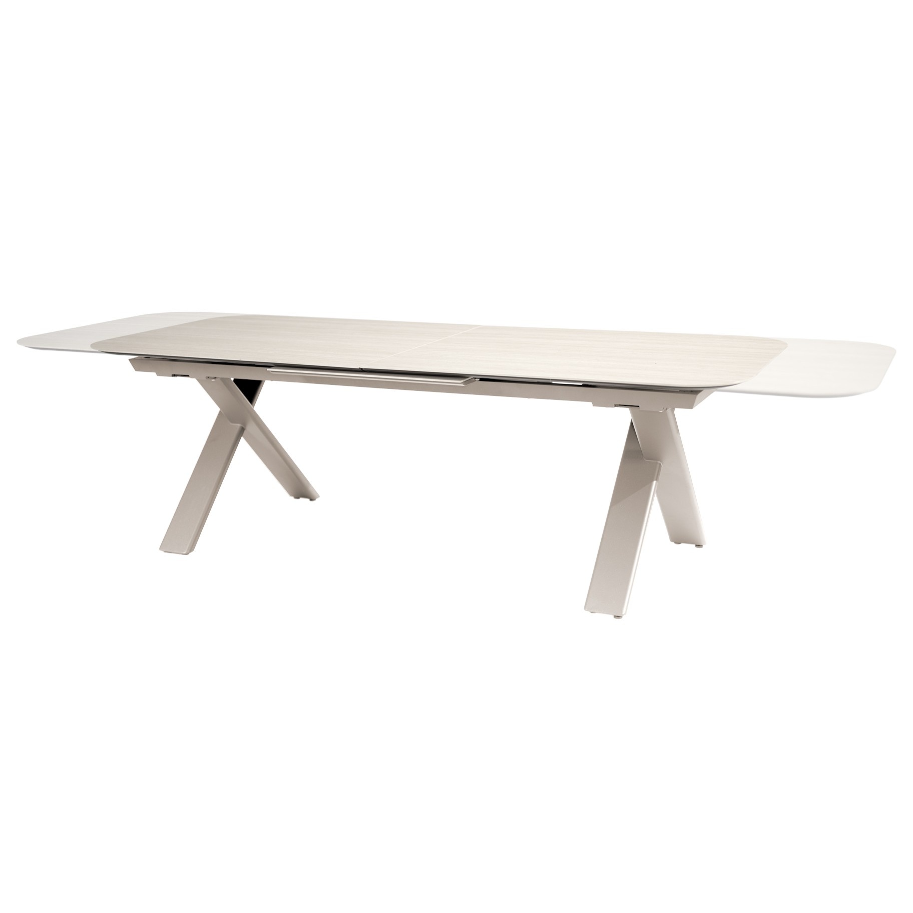 Taste 4SO Ravi uitschuifbare dining tuintafel keramiek 240-310x105xH75 cm linen 