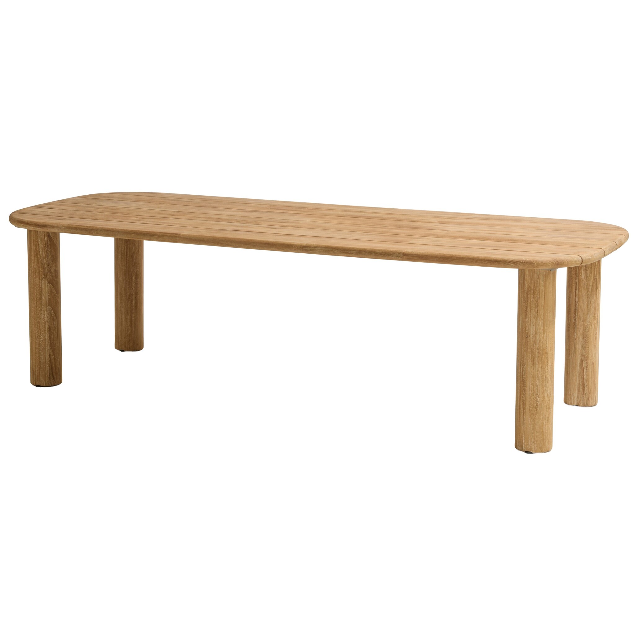4 Seasons Outdoor Alma dining tuintafel 260x110xH75 cm natural teak Taste 4SO