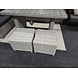 AVH-Collectie Showroommodel San Marino hoek dining loungeset links 5-delig wit grijs AVH-Collectie Showroommodel San Marino hoek dining loungeset links 5-delig wit grijs