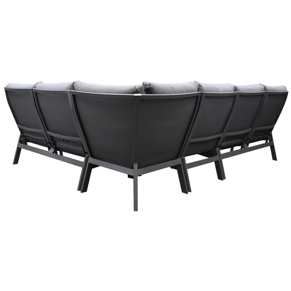AVH-Collectie Showroommodel Pacific hoek loungeset 4 delig aluminium antraciet AVH-Collectie Showroommodel Pacific hoek loungeset 4 delig aluminium antraciet