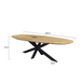 AVH-Collectie Showroommodel Mulia dining tuintafel 280x130xH76 cm ovaal AVH-Collectie Showroommodel Mulia dining tuintafel 280x130xH76 cm ovaal
