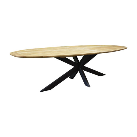 AVH-Collectie Showroommodel Mulia dining tuintafel 280x130xH76 cm ovaal AVH-Collectie Showroommodel Mulia dining tuintafel 280x130xH76 cm ovaal