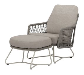 AVH-Collectie Showroommodel Trapani lounge balkonset 2 delig naturel zand rope AVH-Collectie Showroommodel Trapani lounge balkonset 2 delig naturel zand rope
