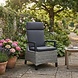 AVH-Collectie Tunis dining tuinstoel verstelbaar grijs wicker