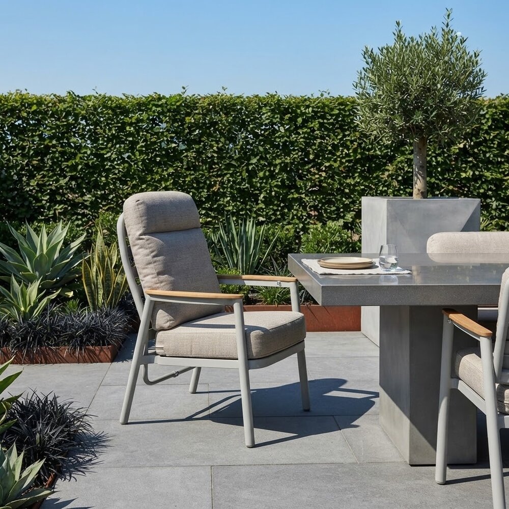 AVH-Collectie Savanna verstelbare dining tuinstoel aluminium latte AVH-Collectie Savanna verstelbare dining tuinstoel aluminium latte