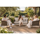 SUNS Fiave stoel bank loungeset 3 delig bronze clouded rope SUNS