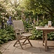 AVH-Collectie Arona dining tuinstoel inklapbaar met armleuning teak