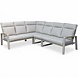AVH-Collectie Ripasso hoek loungeset 4 delig aluminium latte zand AVH-Collectie Ripasso hoek loungeset 4 delig aluminium latte zand