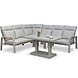 AVH-Collectie Ripasso dining hoek loungeset 5 delig met verstelbare tafel latte zand AVH-Collectie Ripasso dining hoek loungeset 5 delig met verstelbare tafel latte zand