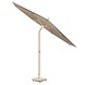 Platinum Riva parasol 250 cm rond teak mast taupe met kniksysteem Platinum Riva parasol 250 cm rond teak mast taupe met kniksysteem
