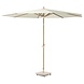 Platinum Riva parasol 250 cm rond teak mast ecru met kniksysteem Platinum Riva parasol 250 cm rond teak mast ecru met kniksysteem