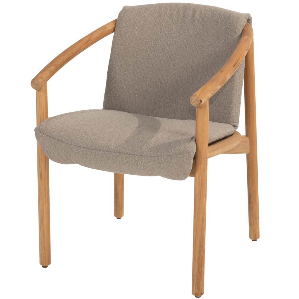 4 Seasons Outdoor Showroommodel 6 x Tess dining tuinstoel teak 4 Seasons Outdoor