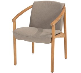 4 Seasons Outdoor Showroommodel 6 x Tess dining tuinstoel teak 4 Seasons Outdoor