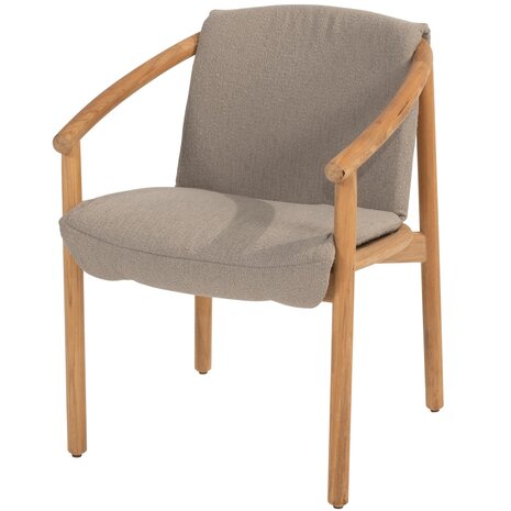 4 Seasons Outdoor Showroommodel 6 x Tess dining tuinstoel teak 4 Seasons Outdoor