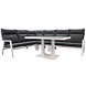 AVH-Collectie Showroommodel Pacific hoek dining loungeset 5 delig aluminium verstelbaar wit AVH-Collectie Showroommodel Pacific hoek dining loungeset 5 delig aluminium verstelbaar wit