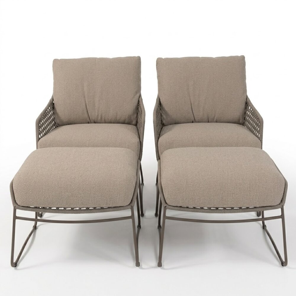 4 Seasons Outdoor Showroommodel Moretti lounge balkonset 4 delig rope terre 4 Seasons Outdoor 4 Seasons Outdoor Showroommodel Moretti lounge balkonset 4 delig rope terre 4 Seasons Outdoor