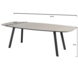 Taste 4SO Showroommodel Manolo dining tuintafel keramiek 240xH103 cm antraciet Taste 4SO Taste 4SO Showroommodel Manolo dining tuintafel keramiek 240xH103 cm antraciet Taste 4SO