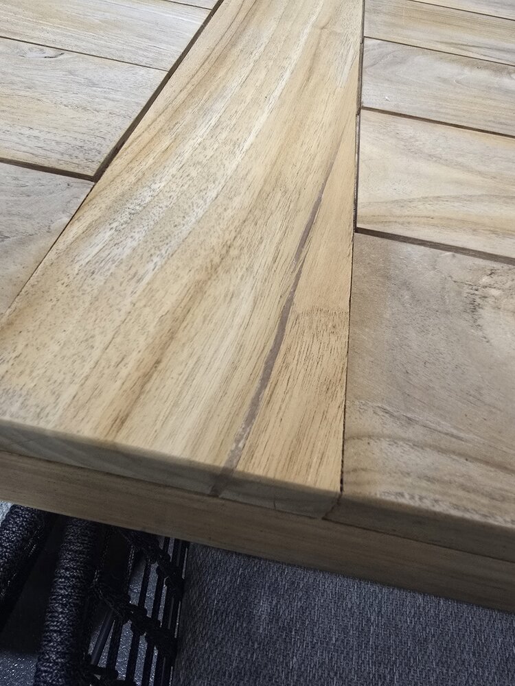 AVH-Collectie Showroommodel Krista dining tuintafel 160x95xH77,5 cm teak