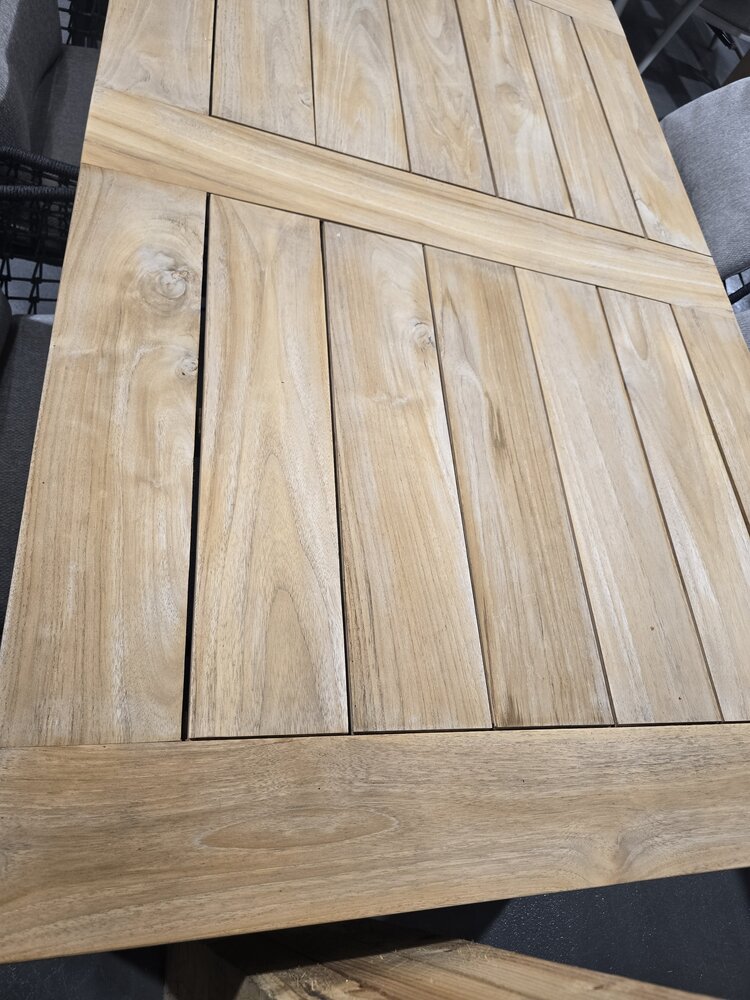 AVH-Collectie Showroommodel Krista dining tuintafel 160x95xH77,5 cm teak
