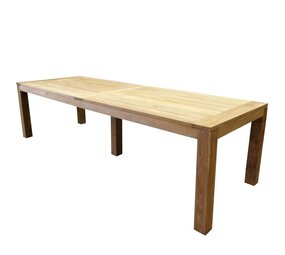 AVH-Collectie Showroommodel Krista dining tuintafel 300x100xH77,5 cm - poten 12 cm teak AVH-Collectie Showroommodel Krista dining tuintafel 300x100xH77,5 cm - poten 12 cm teak