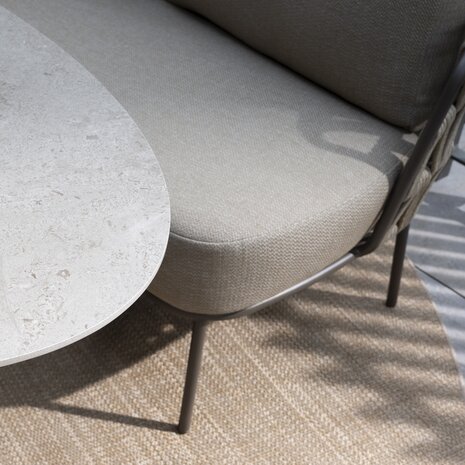 4 Seasons Outdoor Showroommodel Salute Mallorca low dining tuinset 220x105xH69 cm 4 delig keramiek terre 4 Seasons Outdoor 4 Seasons Outdoor Showroommodel Salute Mallorca low dining tuinset 220x105xH69 cm 4 delig keramiek terre 4 Seasons Outdoor