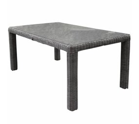 AVH-Collectie Showroommodel Bergamo dining tuintafel 148x88xH78 cm grijs AVH-Collectie Showroommodel Bergamo dining tuintafel 148x88xH78 cm grijs