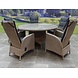 AVH-Collectie Showroommodel Riccione Menorca dining tuinset 150 cm rond verstelbaar 7-delig grijs AVH-Collectie Showroommodel Riccione Menorca dining tuinset 150 cm rond verstelbaar 7-delig grijs