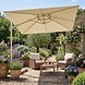 Platinum Challenger T2 premium zweefparasol 260x350 cm sandstone champagne Platinum Challenger T2 premium zweefparasol 260x350 cm sandstone champagne