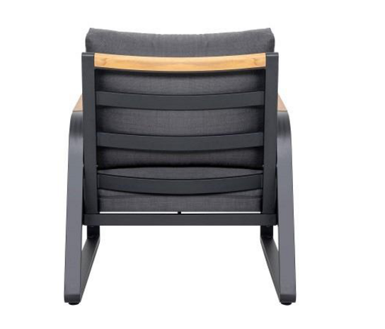 AVH-Collectie Showroommodel Minnesota stoel bank loungeset 4 delig aluminium antraciet rope AVH-Collectie Showroommodel Minnesota stoel bank loungeset 4 delig aluminium antraciet rope