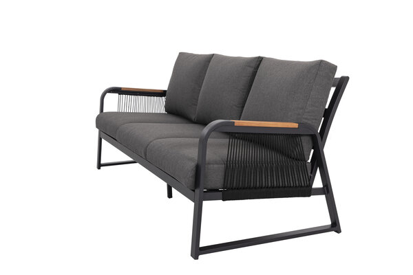 AVH-Collectie Showroommodel Minnesota stoel bank loungeset 4 delig aluminium antraciet rope AVH-Collectie Showroommodel Minnesota stoel bank loungeset 4 delig aluminium antraciet rope