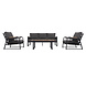 AVH-Collectie Showroommodel Minnesota stoel bank loungeset 4 delig aluminium antraciet rope AVH-Collectie Showroommodel Minnesota stoel bank loungeset 4 delig aluminium antraciet rope