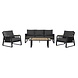 AVH-Collectie Showroommodel Minnesota stoel bank loungeset 4 delig aluminium antraciet rope AVH-Collectie Showroommodel Minnesota stoel bank loungeset 4 delig aluminium antraciet rope