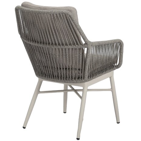 AVH-Collectie Showroommodel 5 x Tivoli dining tuinstoel natural sand rope latte AVH-Collectie Showroommodel 5 x Tivoli dining tuinstoel natural sand rope latte