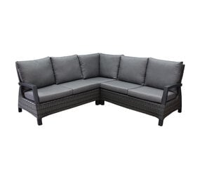 AVH-Collectie Showroommodel Dallas hoek loungeset 3 delig antraciet AVH-Collectie Showroommodel Dallas hoek loungeset 3 delig antraciet