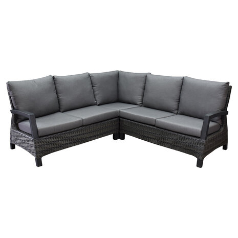 AVH-Collectie Showroommodel Dallas hoek loungeset 3 delig antraciet AVH-Collectie Showroommodel Dallas hoek loungeset 3 delig antraciet