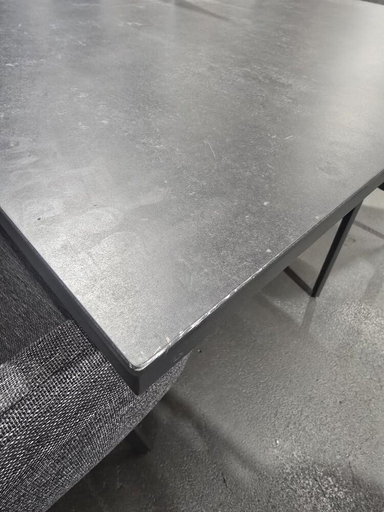 AVH-Collectie Showroommodel Ancona 2x uitschuifbare diningtafel 180-225-270x90xH76 cm antraciet AVH-Collectie Showroommodel Ancona 2x uitschuifbare diningtafel 180-225-270x90xH76 cm antraciet