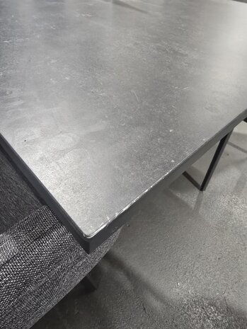 AVH-Collectie Showroommodel Ancona 2x uitschuifbare diningtafel 180-225-270x90xH76 cm antraciet AVH-Collectie Showroommodel Ancona 2x uitschuifbare diningtafel 180-225-270x90xH76 cm antraciet