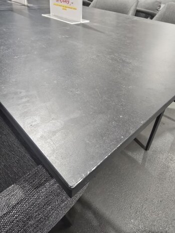 AVH-Collectie Showroommodel Ancona 2x uitschuifbare diningtafel 180-225-270x90xH76 cm antraciet AVH-Collectie Showroommodel Ancona 2x uitschuifbare diningtafel 180-225-270x90xH76 cm antraciet