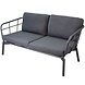 AVH-Collectie Showroommodel Larisa 2-zitsbank aluminium antraciet