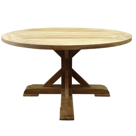 AVH-Collectie Showroommodel Xena dining tuintafel 140 cm rond teak