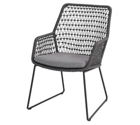 4 Seasons Outdoor Showroommodel Babilonia dining tuinstoel Mid grey 4-Seasons Outdoor
