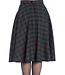 Hell Bunny SPECIAL ORDER Hell Bunny Peebles Green Tartan Skirt