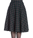 Hell Bunny SPECIAL ORDER Hell Bunny Peebles Green Tartan Skirt