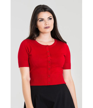 Hell Bunny Hell Bunny Wendi Cardigan Red